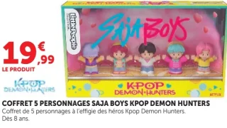 Coffret 5 personnages Saja Boys Kpop Demon Hunters LittlePeople