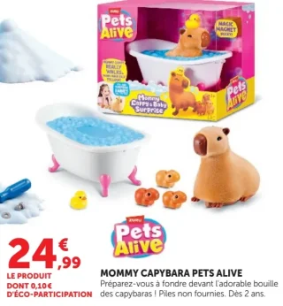Mommy Capybara Pets Alive Zuru