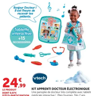 Kit apprenti docteur électronique Vtech