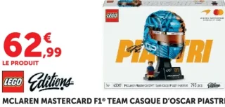 MCLAREN MASTERCARD F1® TEAM CASQUE D'OSCAR PIASTRI LEGO Editions