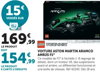 VOITURE ASTON MARTIN ARAMCO AMR25 F1® LEGO TECHNIC