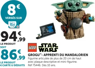 Lego Star Wars Grogu - Apprenti du Mandalorien