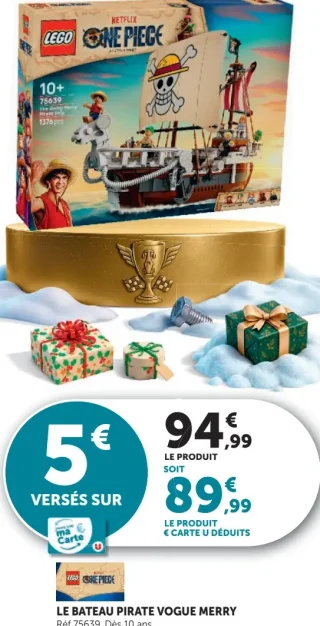 Lego Netflix One Piece Le bateau pirate Vogue Merry