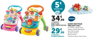 Vtech Super trotteur parlant 2 en 1