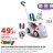 Promo Smoby Porteur Maestro évolutif 3en1 rose ou bleu
