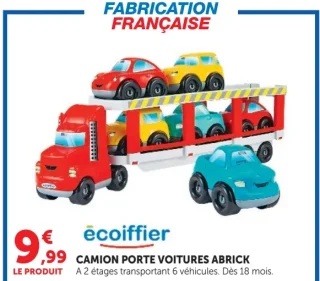 écoiffier Camion porte voitures Abrick