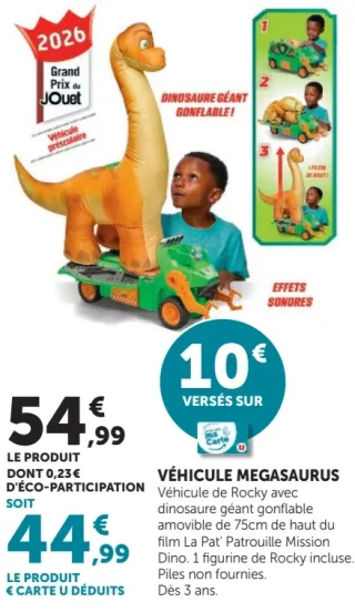 Véhicule Megasaurus Paw Patrol La Pat' Patrouille