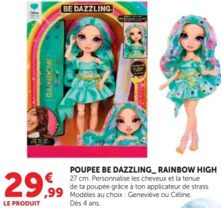 Poupée Be Dazzling Rainbow High