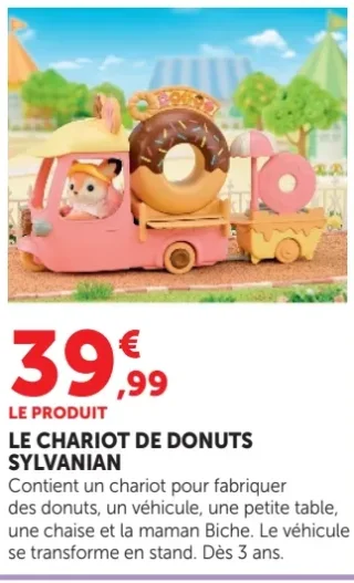 Le chariot de donuts Sylvanian