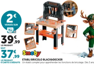 Smoby Établi Bricolo Black&Decker