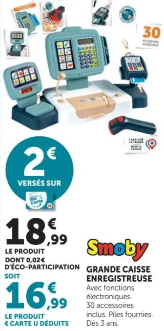 Smoby Grande caisse enregistreuse