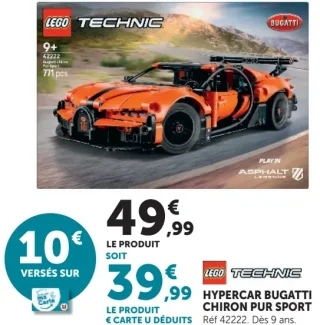Lego Technic Hypercar Bugatti Chiron Pur Sport