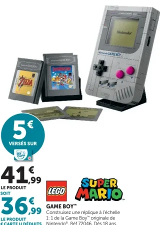 LEGO Super Mario Game Boy Réf 72046