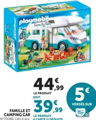 Playmobil Family Fun Famille et Camping Car
