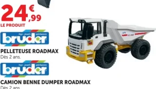 Camion benne dumper Roadmax Bruder