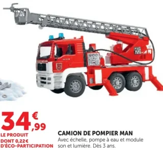 Bruder Camion de pompier MAN