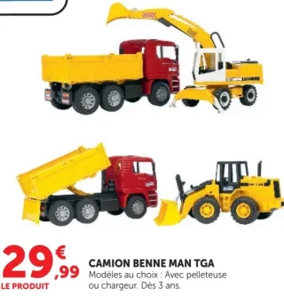 Bruder Camion Benne MAN TGA