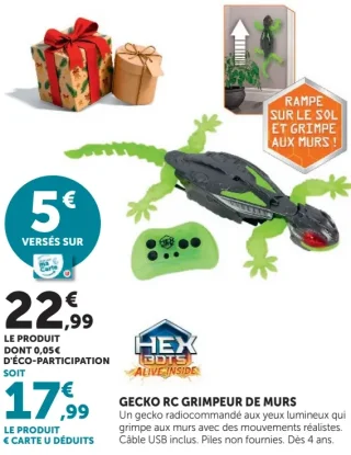GECKO RC GRIMPEUR DE MURS