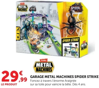 Garage Metal Machines Spider Strike Zuru