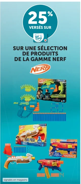 Gamme Nerf - Sélection de produits