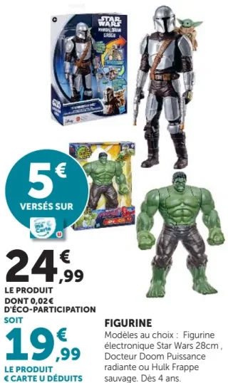 Figurine Star Wars ou Marvel