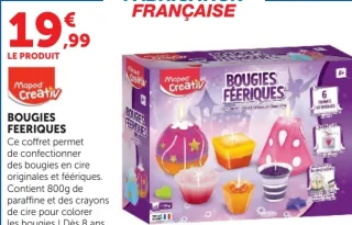 Coffret Bougies Féeriques Maped Creativ