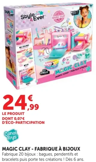 Magic Clay - Fabrique à bijoux Style 4 Ever