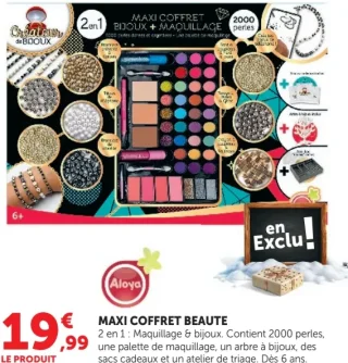 Coffret maquillage et bijoux Maxi Coffret Beauté Aloya
