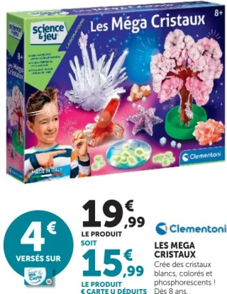 Les méga cristaux Clementoni