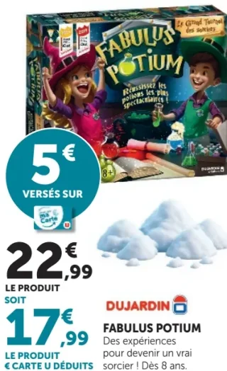 Jeu de société Fabulus Potium Dujardin