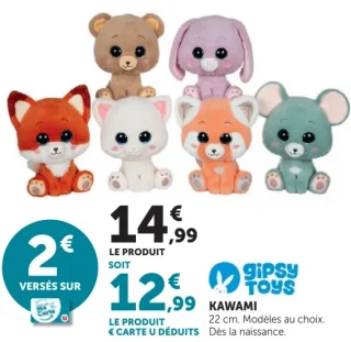 Peluche Kawami Gipsy Toys