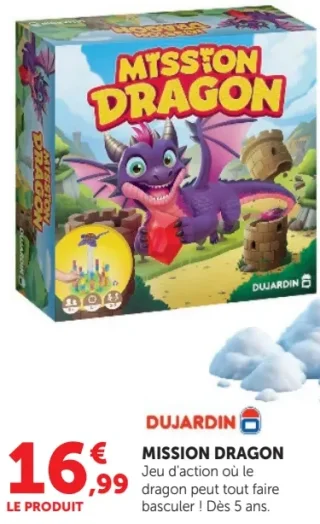 Jeu Mission Dragon Dujardin