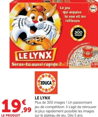 Jeu de société Le Lynx Educa