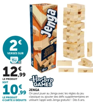 Jeu Jenga Hasbro Games