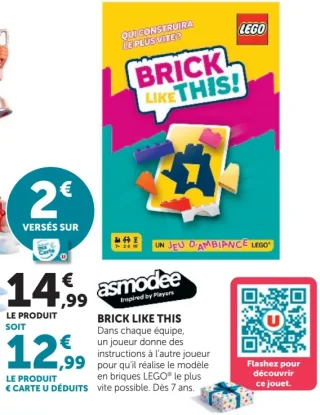 Jeu de société Lego Brick Like This Asmodee