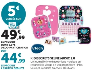 Kidiscrets Selfie Music 2.0 Vtech