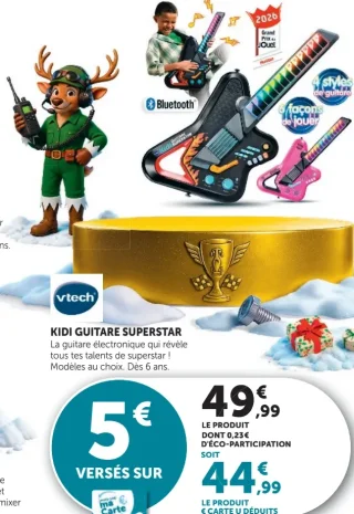 Guitare électronique enfant Kidi Guitare Superstar Vtech