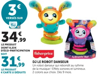 DJ LE ROBOT DANSEUR Fisher-Price
