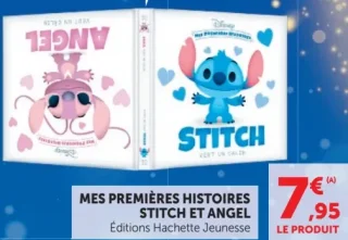 Livre Mes premières histoires Stitch et Angel Hachette Jeunesse