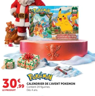 Calendrier de l'Avent Pokemon