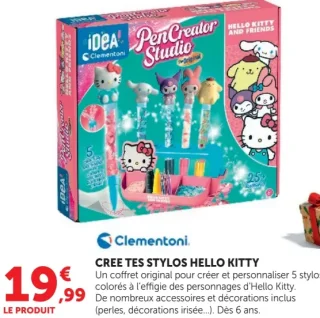 CREE TES STYLOS HELLO KITTY Clementoni