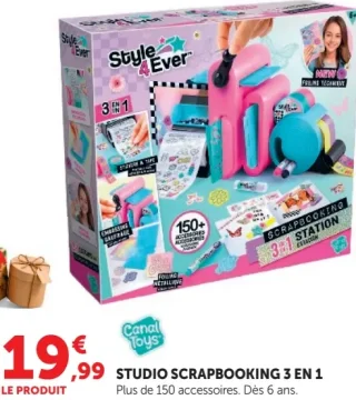 Studio Scrapbooking 3 en 1 Canal Toys