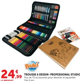 TROUSSE A DESSIN- PROFESSIONAL STUDIO Buki