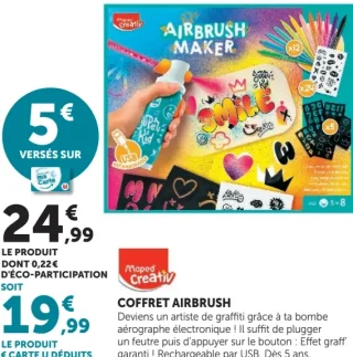 Coffret Airbrush Maped Creativ