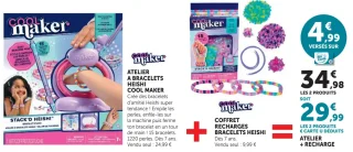 Coffret atelier à bracelets Heishi + Coffret recharges bracelets Heishi Cool Maker