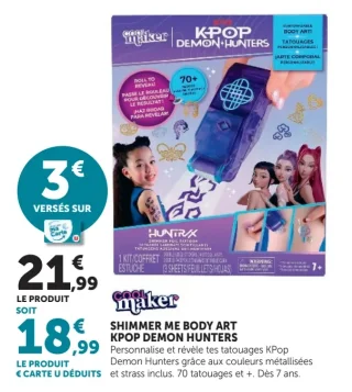 SHIMMER ME BODY ART KPOP DEMON HUNTERS Cool Maker