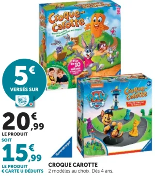 Jeu de société Croque Carotte Ravensburger