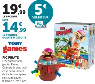 Jeu de société Pic Pirate Tomy Games
