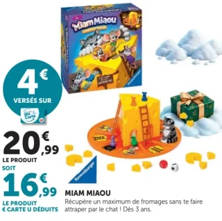 Jeu de société Miam Miaou Ravensburger