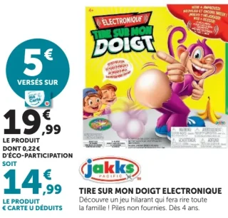 Jeu Tire sur mon doigt électronique Jakks Pacific